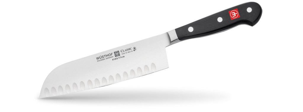 Cuchillo Santoku japonés