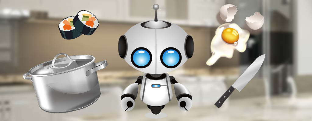 robot en la cocina